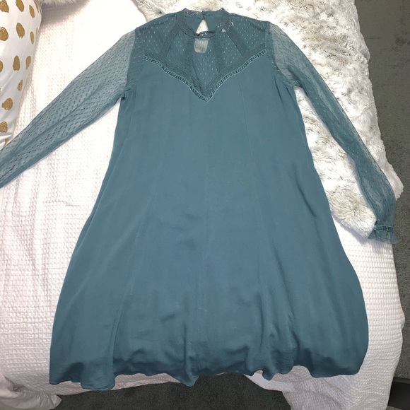 Target Green Long Sleeve Dress - Picture 1 of 3